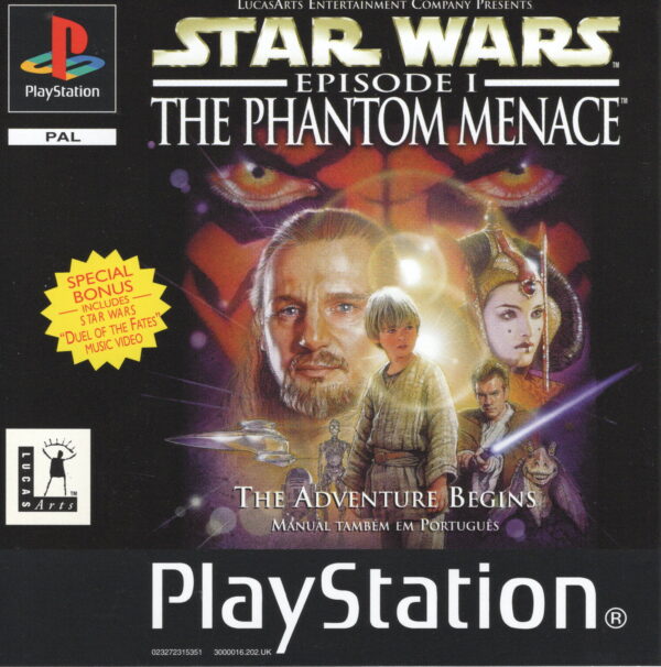Star Wars Episode I The Phantom Menace - PlayStation 1