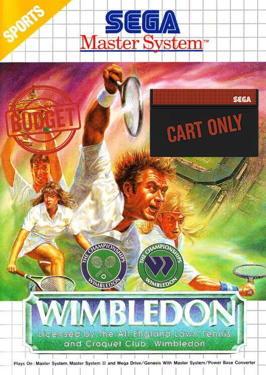 Wimbledon - Cart Only - Budget - Sega Master System