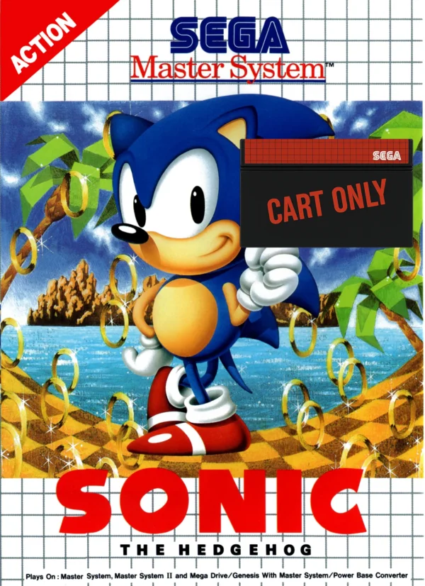 Sonic the Hedgehog - Cart Only - Sega Master System