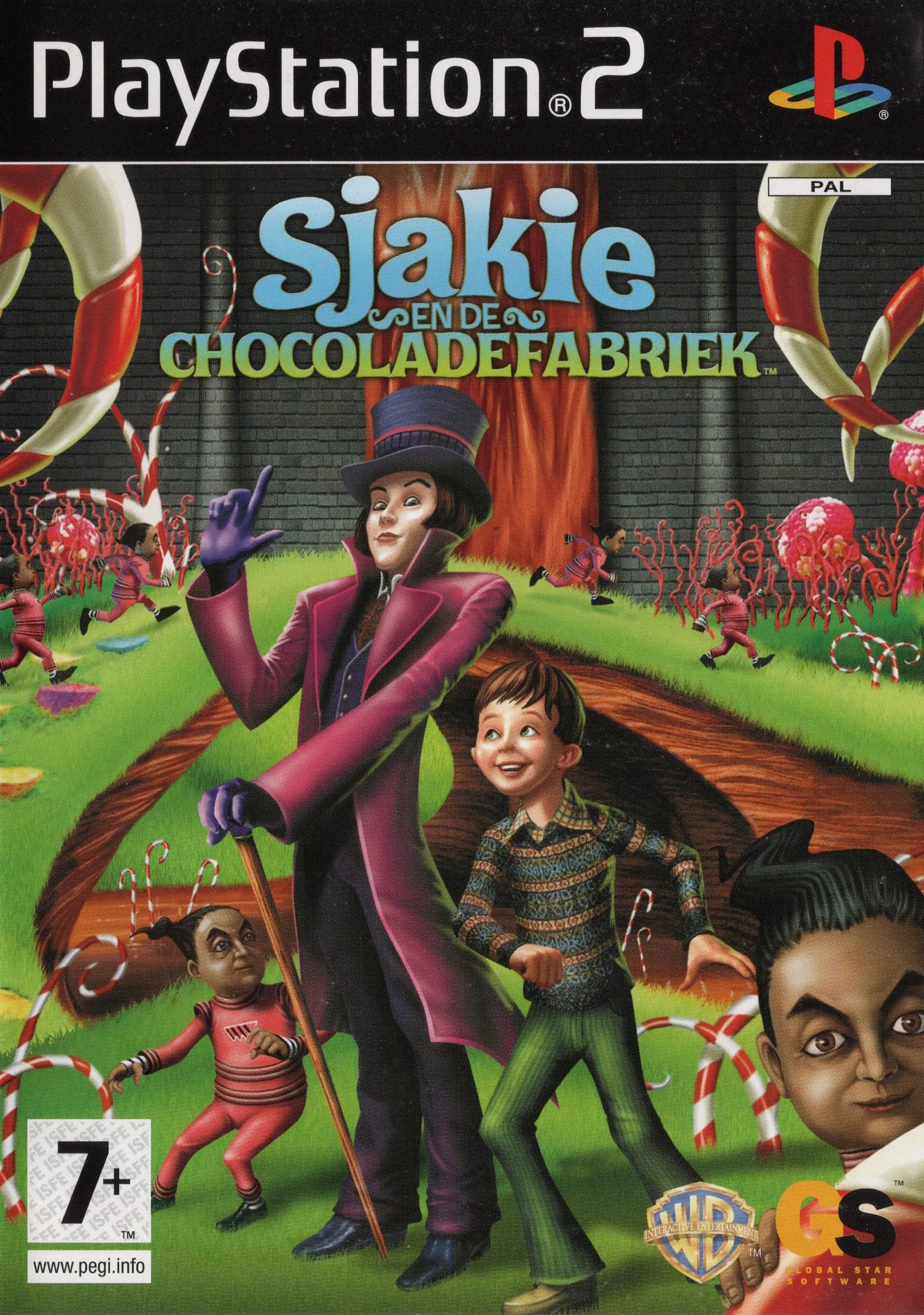 Sjakie en de Chocoladefabriek - PlayStation 2