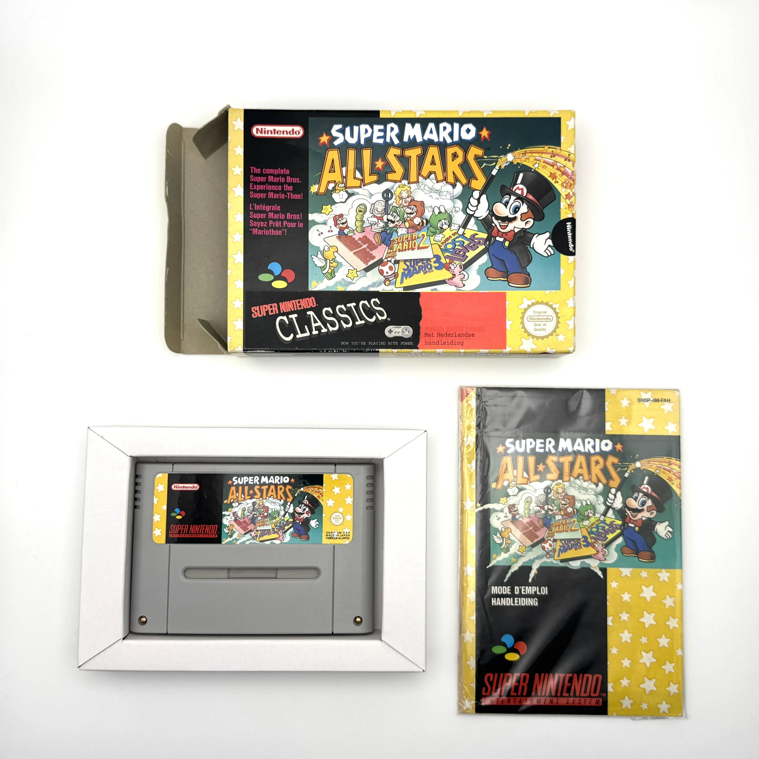 Super Mario All Stars - Super Nintendo SNES - PAL FAH - CIB