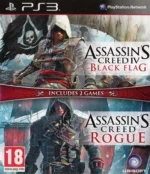 Assassin's Creed IV: Black Flag + Assassin's Creed: Rogue - PlayStation 3 PS3 - PAL FAH - CIB