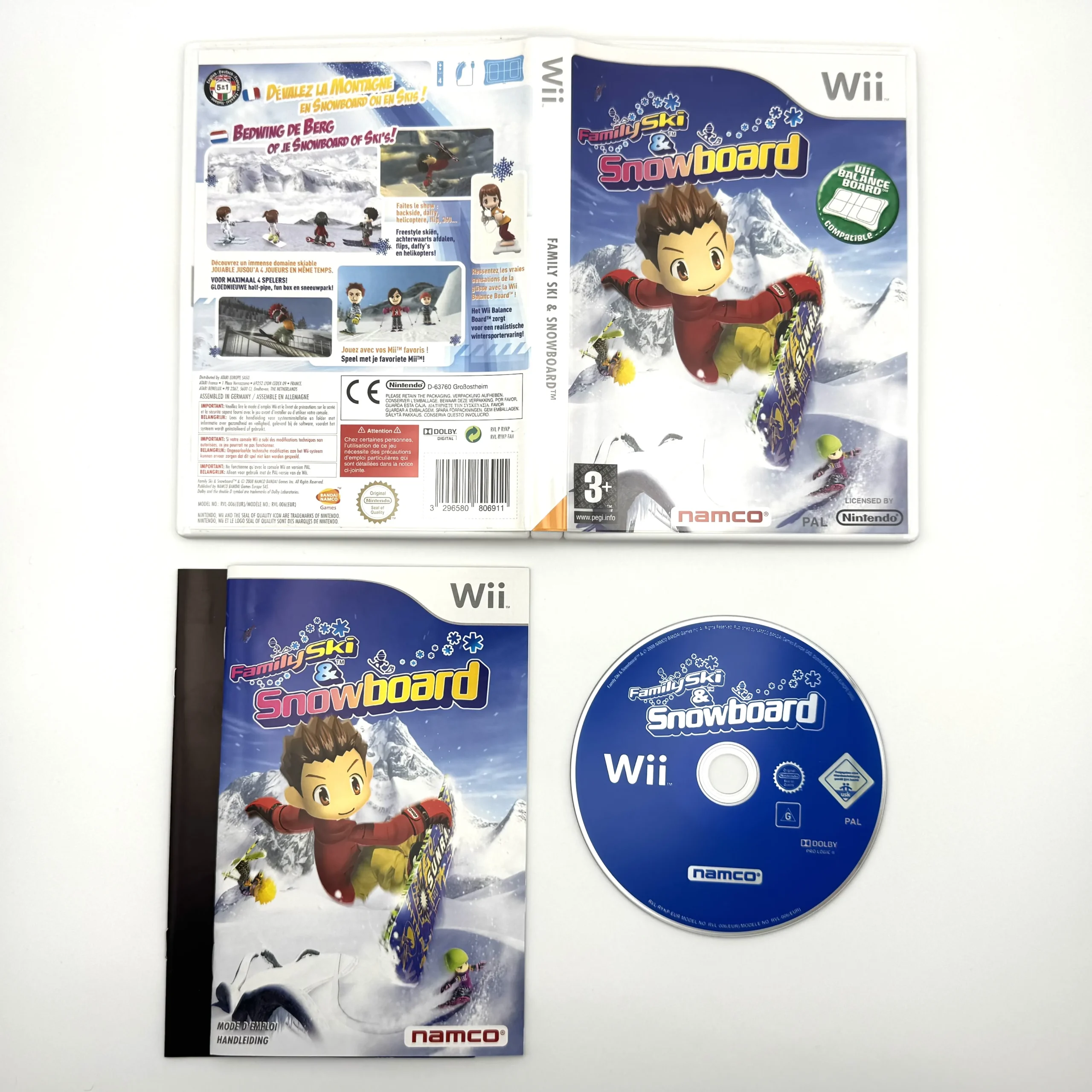 Family Ski & Snowboard - Nintendo Wii - PAL FAH - CIB - Image 2