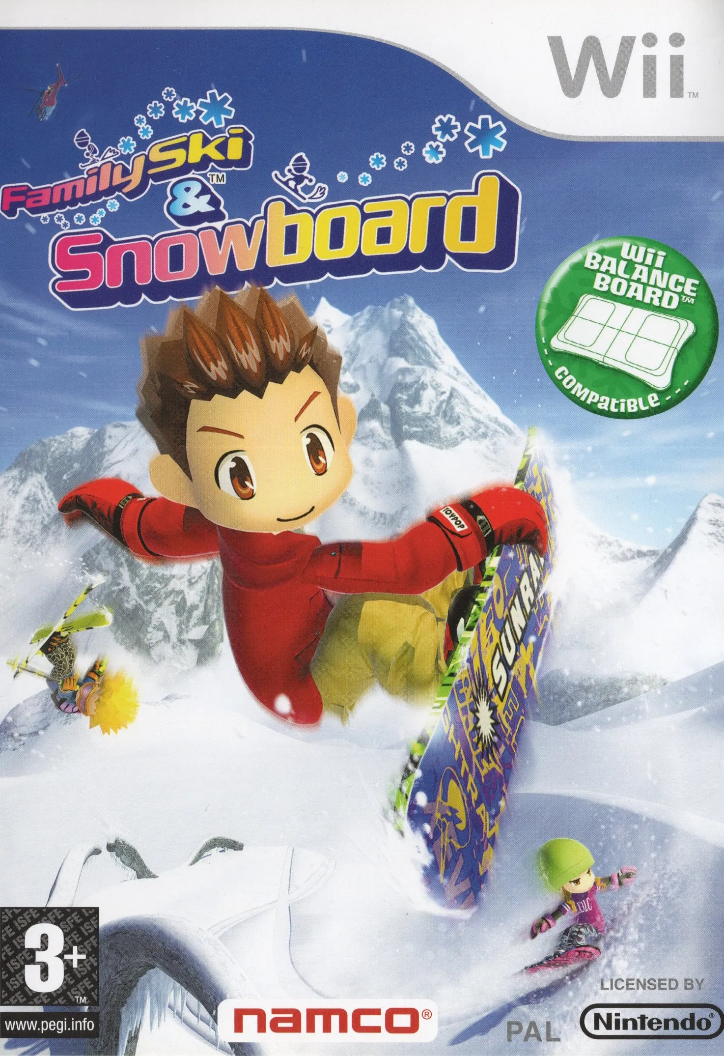 Family Ski & Snowboard - Nintendo Wii - PAL FAH - CIB
