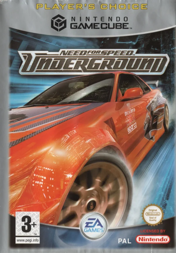 Need for Speed Underground [Player's Choice] - Nintendo GameCube GCN - PAL HOL - Boxed (No Manual)