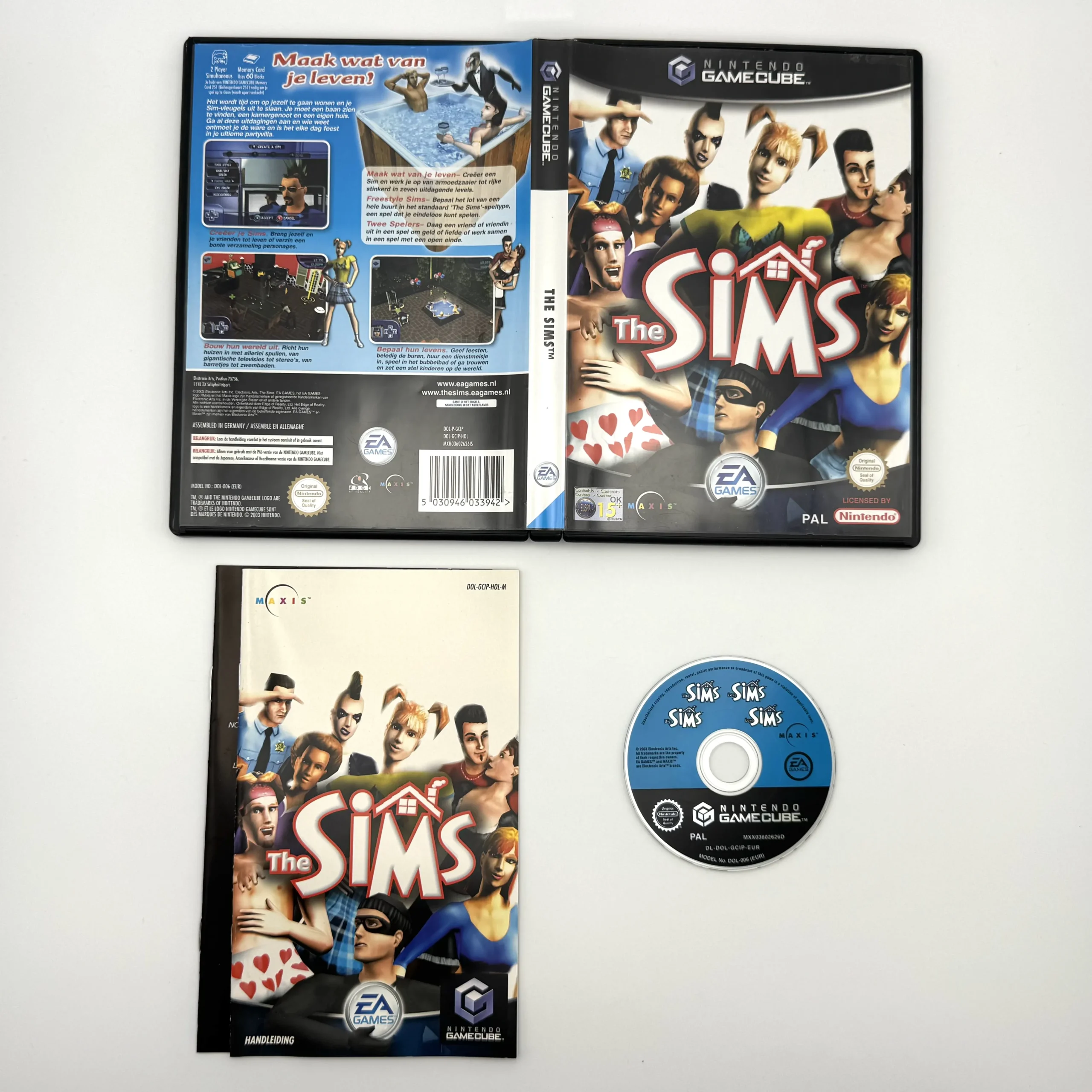 The Sims - Nintendo GameCube GCN - PAL HOL - CIB - Image 2