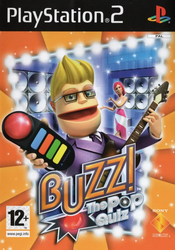 Buzz!: The Pop Quiz - PlayStation 2 PS2 - PAL EUR - CIB