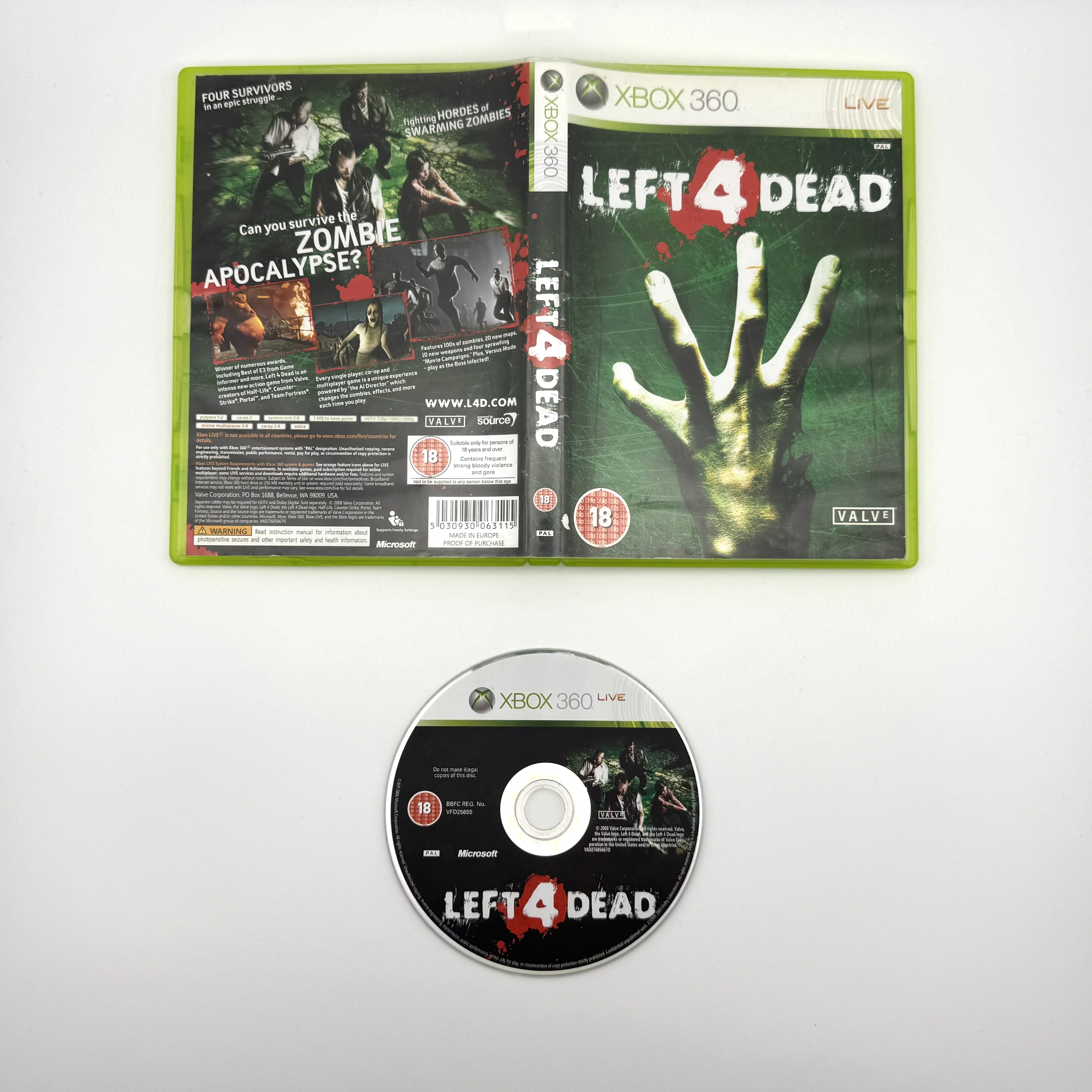 Left 4 Dead - Xbox 360 - PAL EUR - Boxed (No Manual) - Image 2