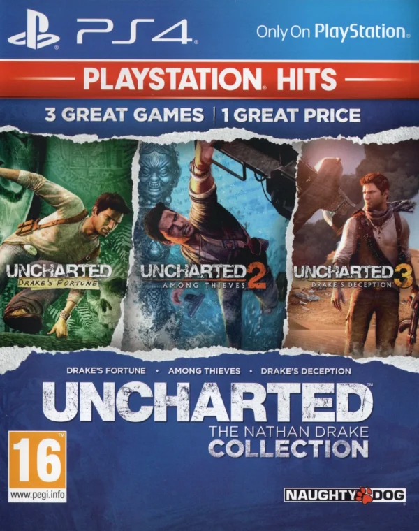 Uncharted: The Nathan Drake Collection [Playstation Hits] - PlayStation 4 PS4 - PAL EUR - CIB
